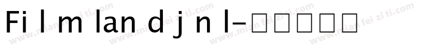 Fi l m lan d j n l字体转换
